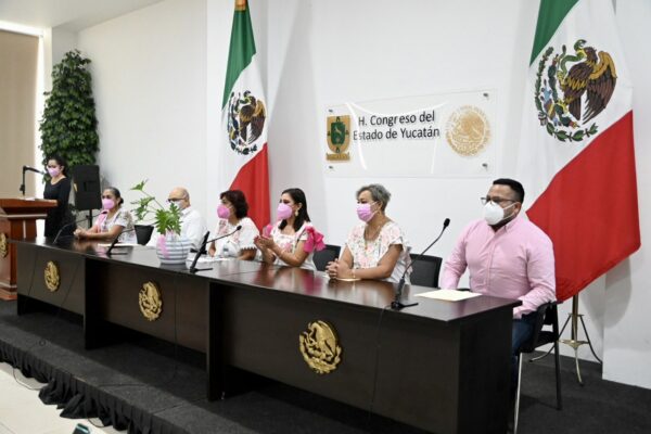 “Con las manos al pecho” se hace un llamado desde el Congreso del Estado para apoyar la lucha contra el cáncer de mama