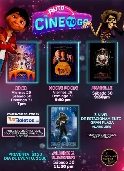 Autocinema to Go se estrena este viernes 29 en la Gran Plaza