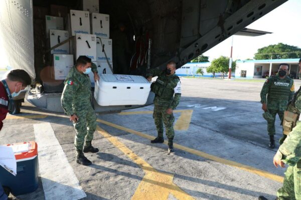 Arriban a Yucatán 170 mil vacunas contra el Coronavirus, para aplicación de segunda dosis a personas de 18 a 29 años y adolescentes con comorbilidades