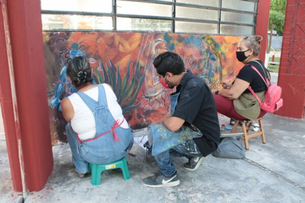 En mural, plasman historia de la Unidad Habitacional Cordemex