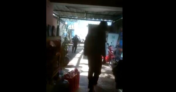 Decomiso y agresión a niños en Seyé