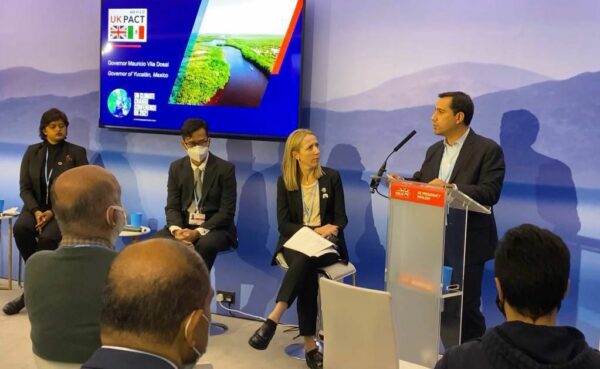 El Gobernador Mauricio Vila Dosal acuerda con el Gobierno de Reino Unido continuar y ampliar la colaboración mediante el financiamiento de proyectos para combatir el cambio climático