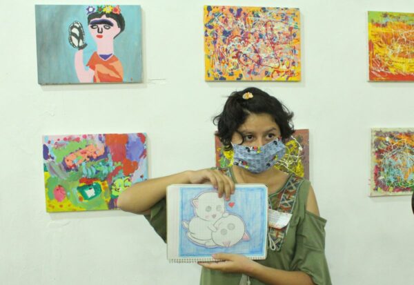 Con exposición pictórica, se promueve la inclusión de la niñez y juventud con discapacidad