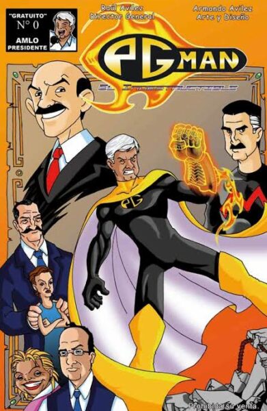 Los “Chairos” diseñan el cómic PGMan