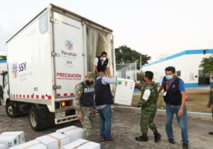 Arriban a Yucatán 33,930 vacunas para la aplicación de segundas dosis para adolescentes de 15 a 17 años