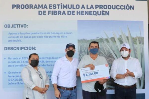 Fuerte apoyo del Gobernador Mauricio Vila Dosal a los productores henequeneros del estado