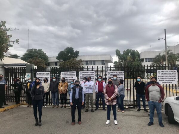 Paro de labores en las oficinas de la Conagua Yucatán