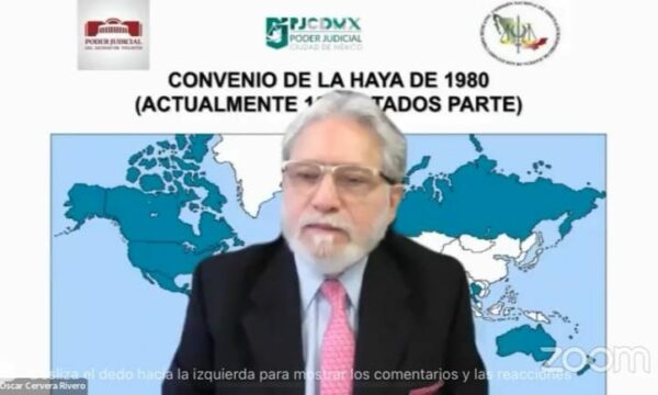 Abordan en el Poder Judicial el tema de  sustracción internacional de menores