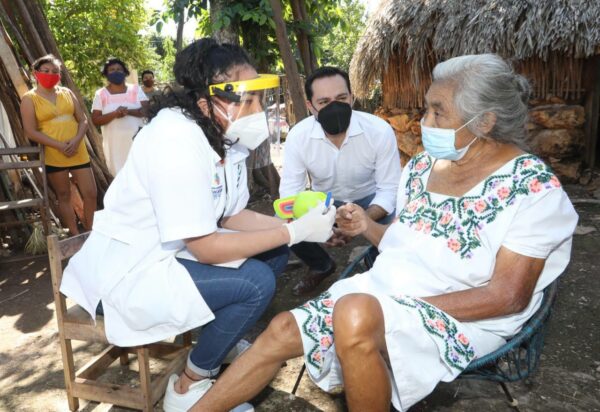 Con el programa "Médico a domicilio”, el Gobierno del Estado continúa preservando y cuidando la salud de los sectores más vulnerables de Yucatán