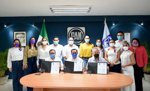 Firman convenio de colaboración Fracción Legislativa del PAN Yucatán y Fundación Konrad Adenauer
