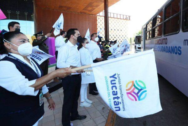 Ponen en marcha el Gobernador Mauricio Vila Dosal y el alcalde de Mérida, Renán Barrera Concha, el circuito Héroes Ciudadanos