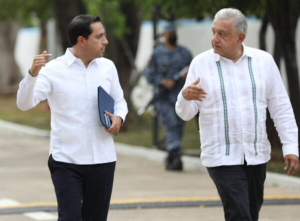 Fuerte la coordinación entre el Gobernador Mauricio Vila Dosal y el Presidente Andrés Manuel López Obrador para impulsar el proyecto que se reflejen en beneficios para las familias yucatecas