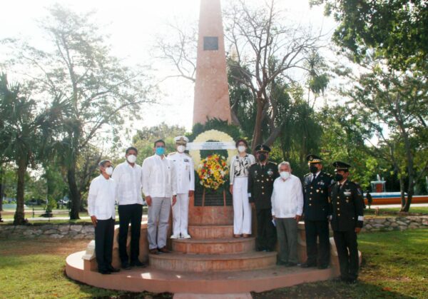 Yucatán se suma a la conmemoración del 108 aniversario de la Heroica Defensa del puerto de Veracruz