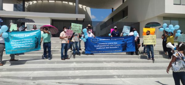 Protestan para exigir que la reforma del Poder Judicial sea desechada