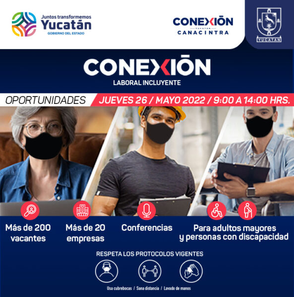 Este jueves, más de 200 vacantes, en la feria Conexión Laboral Incluyente