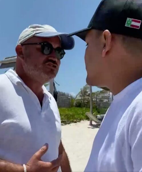 Zacarías Curi se lava las manos ante desalojo de una familia en la playa