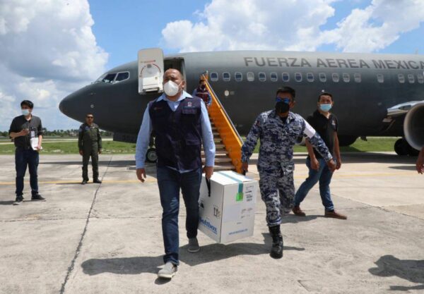 Llegan a Yucatán 36,000 dosis contra el Coronavirus para iniciar la vacunación de niñas y niños de 5 a 11 años
