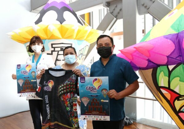 Artesanos de Colombia y México, presentes en Festival del Globo Maya de Tahmek 2022