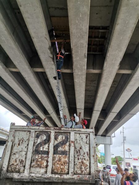 Concluyen obras de mantenimiento en el puente de Caucel, en Periférico