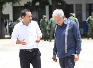 El Gobernador Mauricio Vila Dosal y el Presidente Andrés Manuel López Obrador refrendan compromiso de trabajar juntos por Yucatán