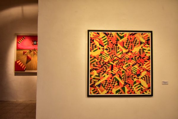 Francisco Góngora Cervera escapa con el arte para crear pinturas figurativas