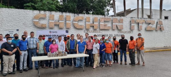 Cultur realizó su “2do. Colillatón 2022” en el parador de Chichén: Recolectó 5,125 residuos contaminantes