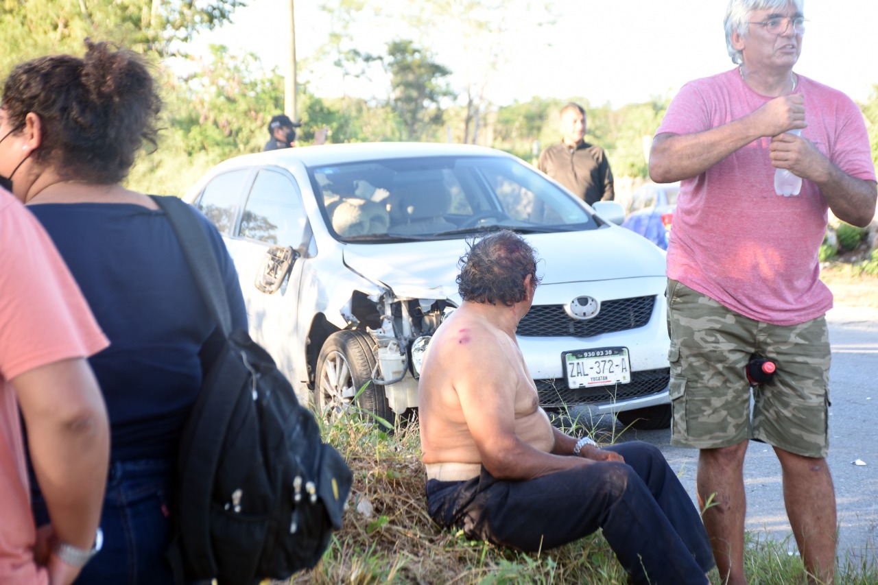 “Tabaco” fue colisionado por un automovilista en Seyé