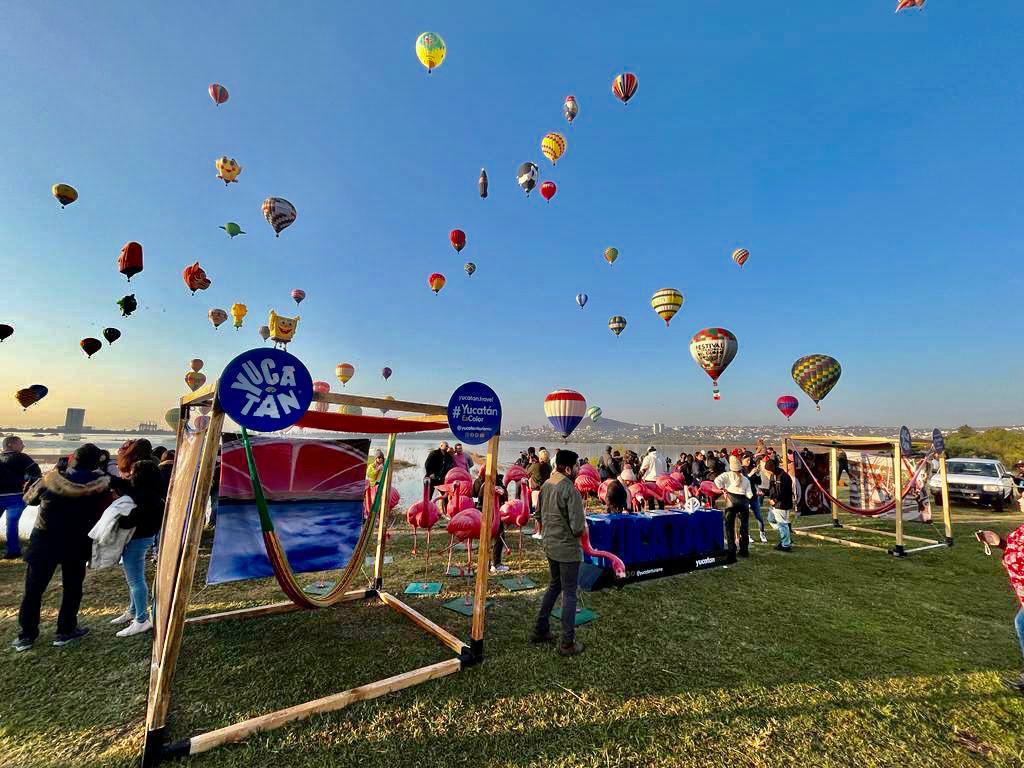Presencia de Yucatán destaca en la Feria Internacional del Globo de León 2022 