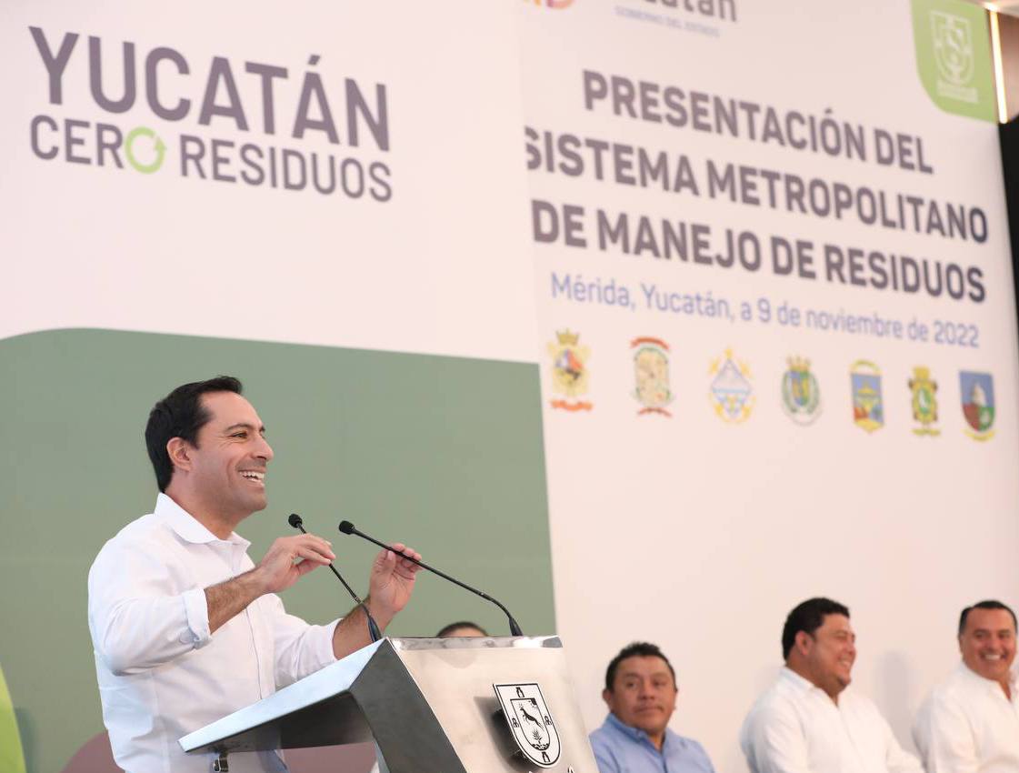 Yucatán da un paso histórico con el Sistema Metropolitano de Manejo de Residuos, que presentó el Gobernador Mauricio Vila Dosal