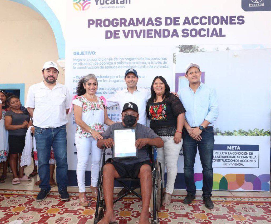 Con acciones y programas estatales, el Gobierno de Mauricio Vila Dosal transforma la vida de familias de Xocchel