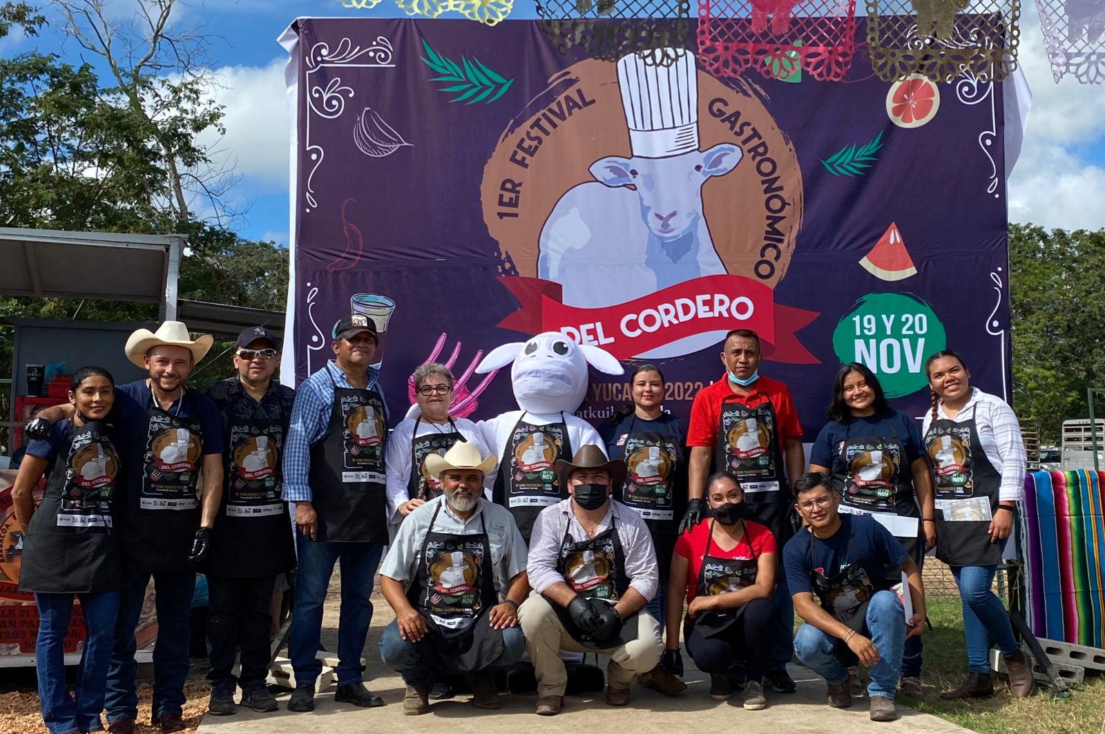 Realizan primer Festival Gastronómico del Cordero en la Feria Yucatán Xmatkuil 2022