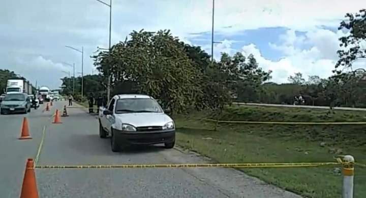 Un automovilista baleado en el periférico de Mérida
