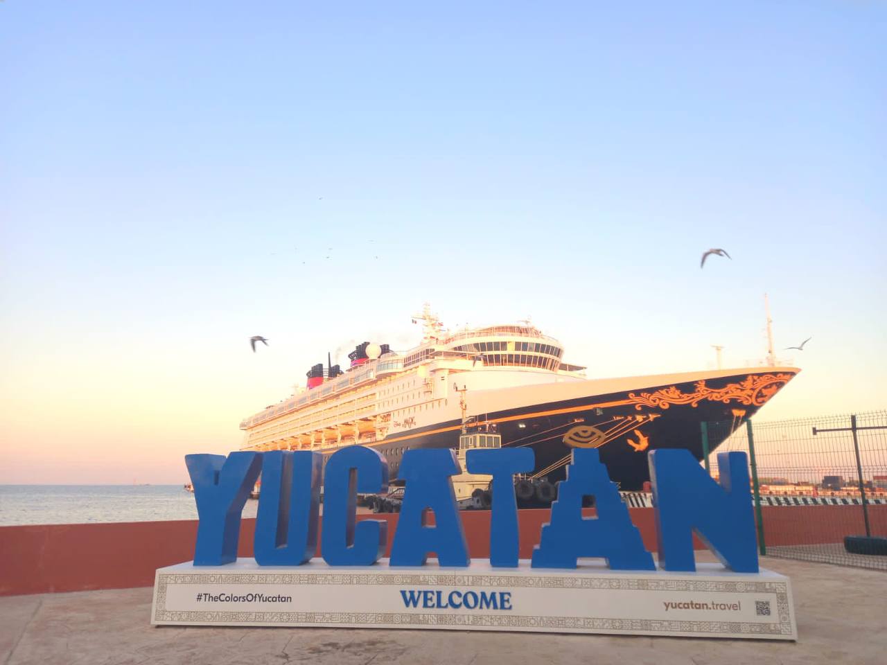 Yucatán recibe nuevamente la visita del crucero Disney Magic