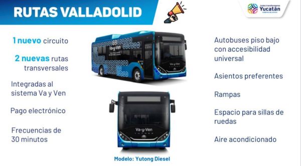 Gobierno de Mauricio Vila Dosal transformará el transporte público en el interior del estado