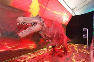 Familias del oriente del estado disfrutan de la "Expo Dinosaurios"
