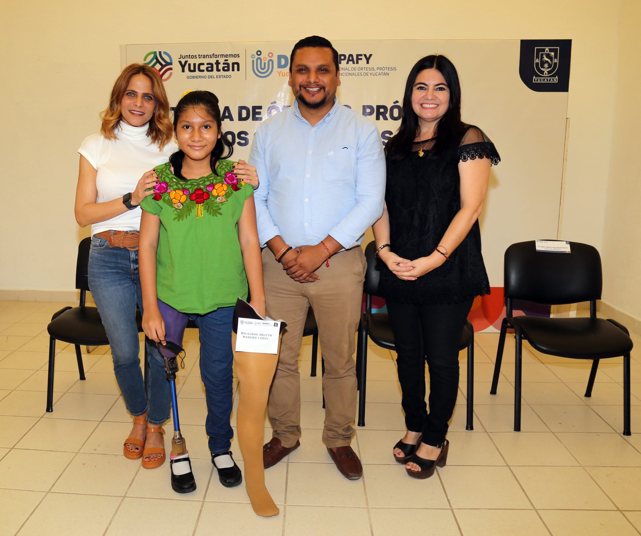 DIF Yucatán entregó más de tres mil 600 aparatos ortésicos y protésicos