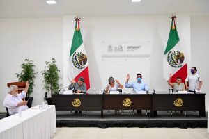 Presentan a los candidatos a la medalla y reconocimiento Héctor Victoria Aguilar y Diputado Profesor Pánfilo Novelo Martín, respectivamente