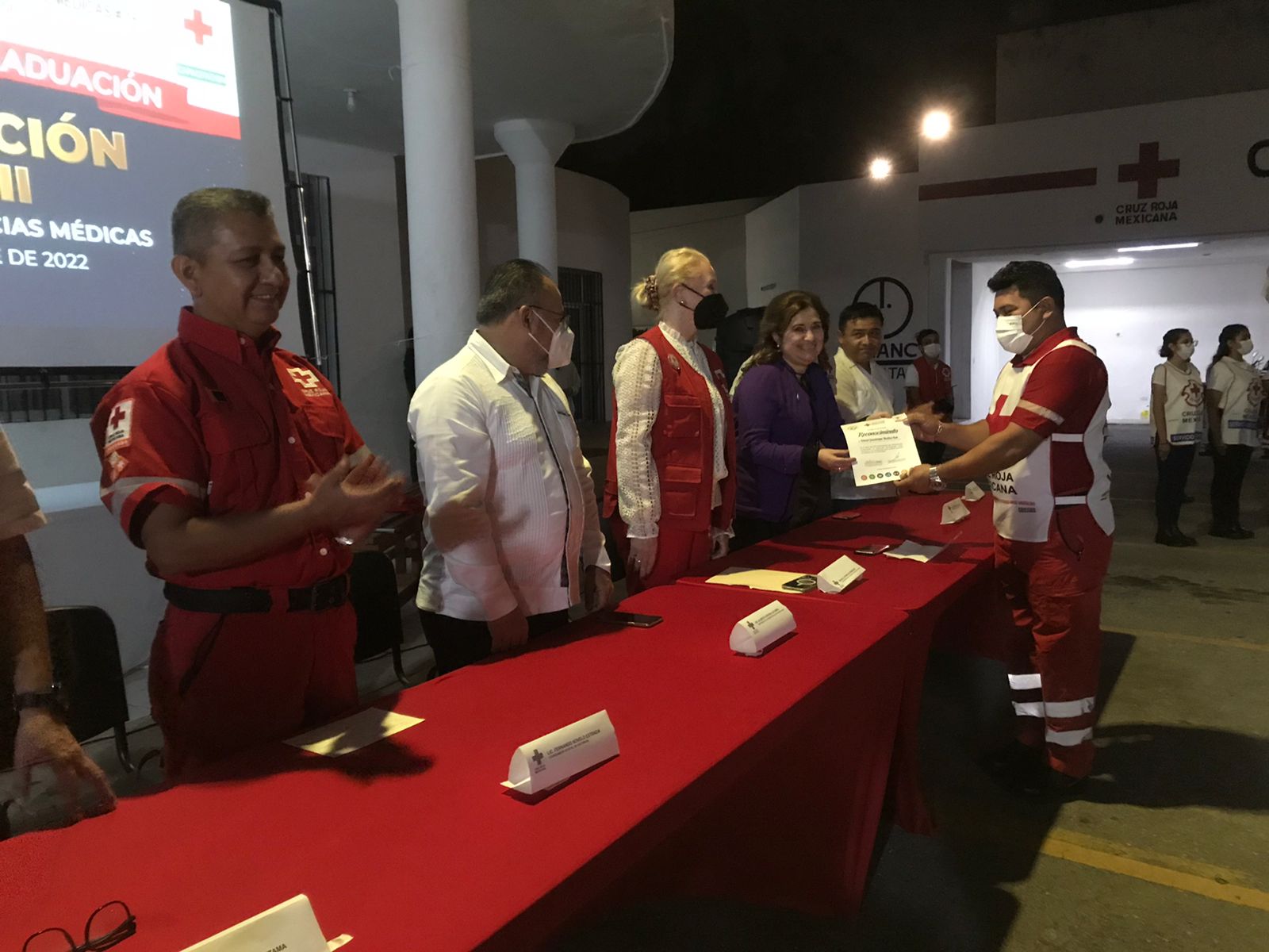 Se gradúan 33 nuevos paramédicos de Cruz Roja Mexicana Delegación Yucatán