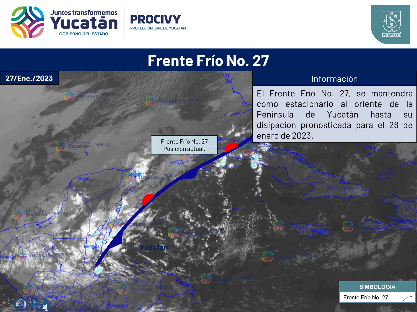 Frentes fríos recientes dejaron más beneficios que perjuicios en Yucatán