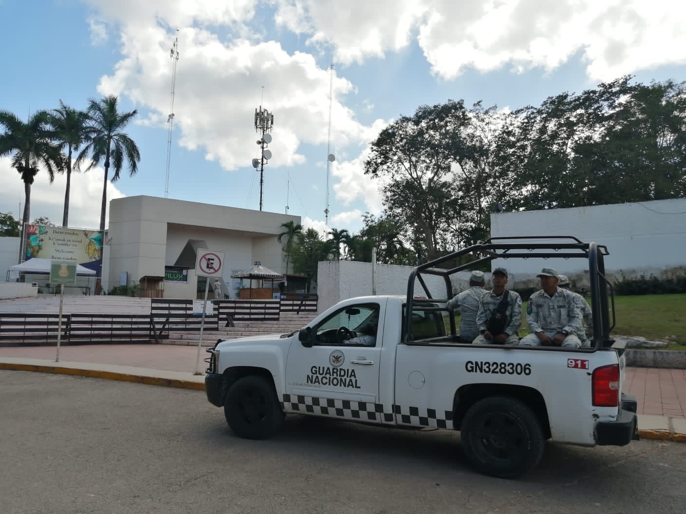 Guardia Nacional despliega 50 elementos para brindar seguridad a los turistas en Chichén Itzá