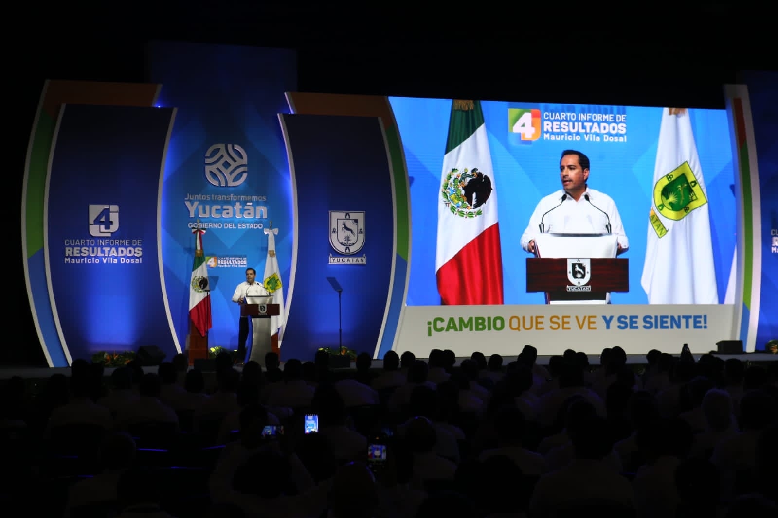 El gobernador Mauricio Vila se comprometió en dar resultados para transformar a Yucatán y México