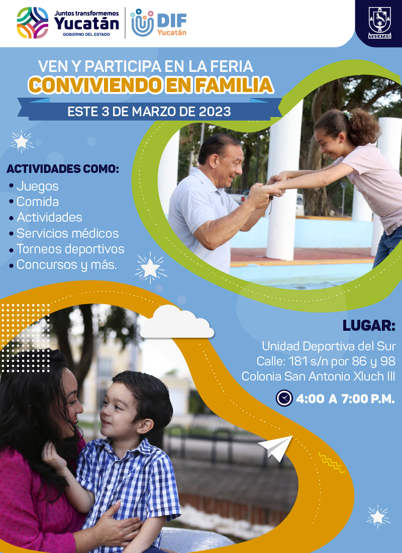 Con una feria, el DIF Yucatán celebra a las familias