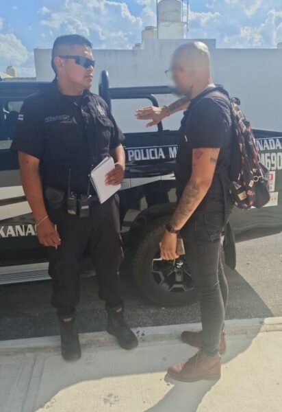 Elementos de la Policía Municipal y Policía Ecológica de Kanasín atienden un caso de presunto maltrato animal en el Fraccionamiento Gran San José, donde se confirmó la muerte de un animal.
