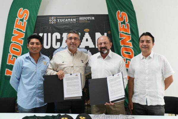 El Gobierno de Yucatán y los Leones firman convenio para promover la Marca Yucatán en la Liga Mexicana de Béisbol, reforzando el turismo deportivo y la proyección del estado en todo el país.